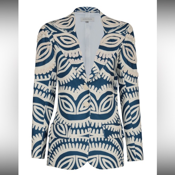 Andres Otalora Jackets & Blazers - NWT Andres Otalora Lindero Embroidered Blazer